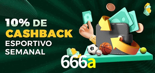 10% de bônus de cashback na 666a